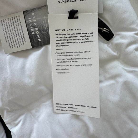 NWT lululemon SIush Hour Parka White Size 6 - Picture 7 of 10